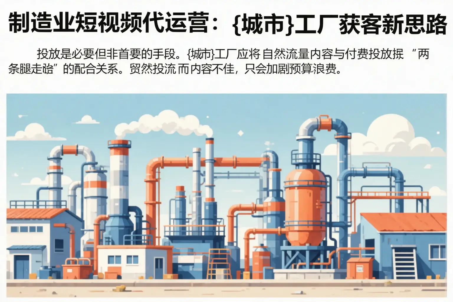 制造业短视频代运营：新巴尔虎右旗工厂获客新思路